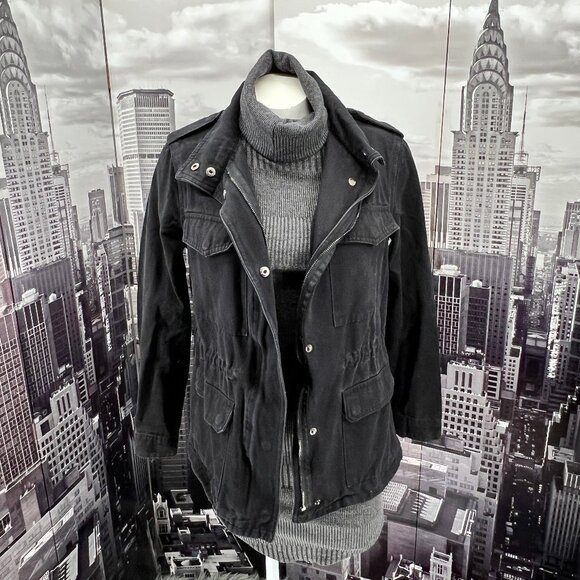 Black Utility Jacket - Picture 1 of 7